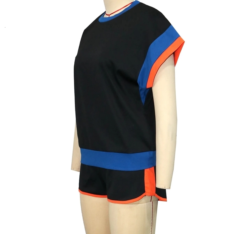 CasualsuitWomens Fashionable Versatile LooseFit Short Sleeve 2Piece Set Summer Arrival Multicolor Options 250609