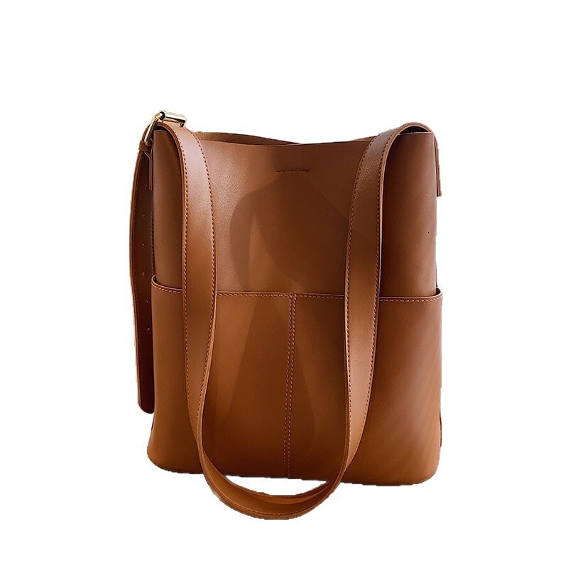 Bags Women's Simple Versatile High-Quality Large Capacity Design Sense Shoulder Bag Crossbody Bucket