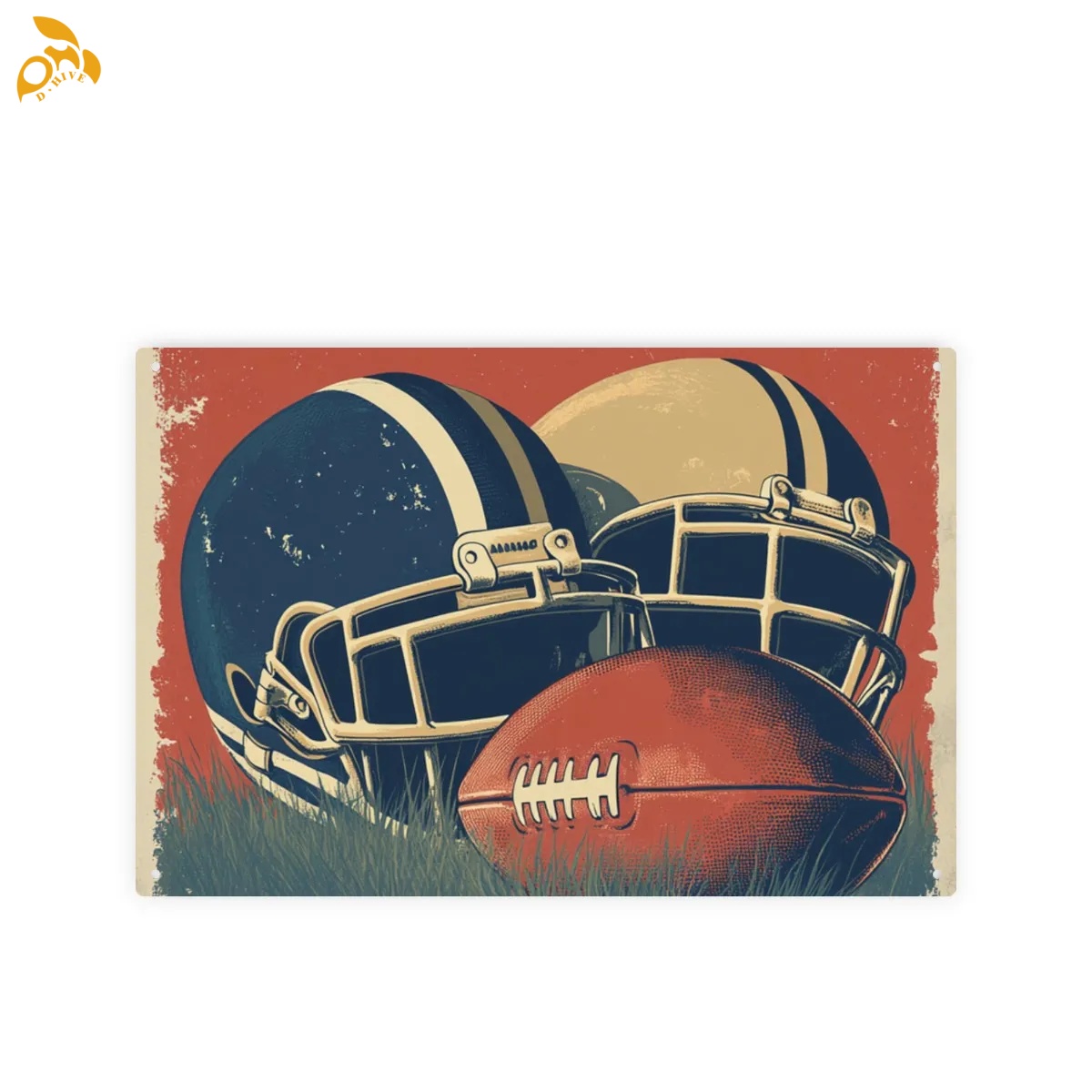 free shipping of customized fashionable American metal wall art 3:2 with exquisite patterns from US