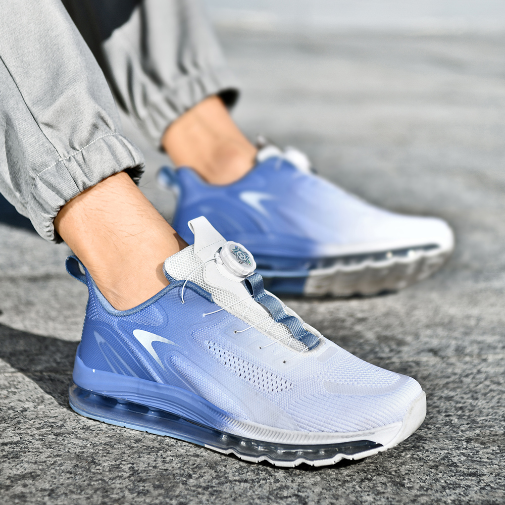 6665-Men's Running Shoes Air Cushion Sneakers Lightweight Non-slip Fashion Fitness Workout Walking Casual Running Shoes