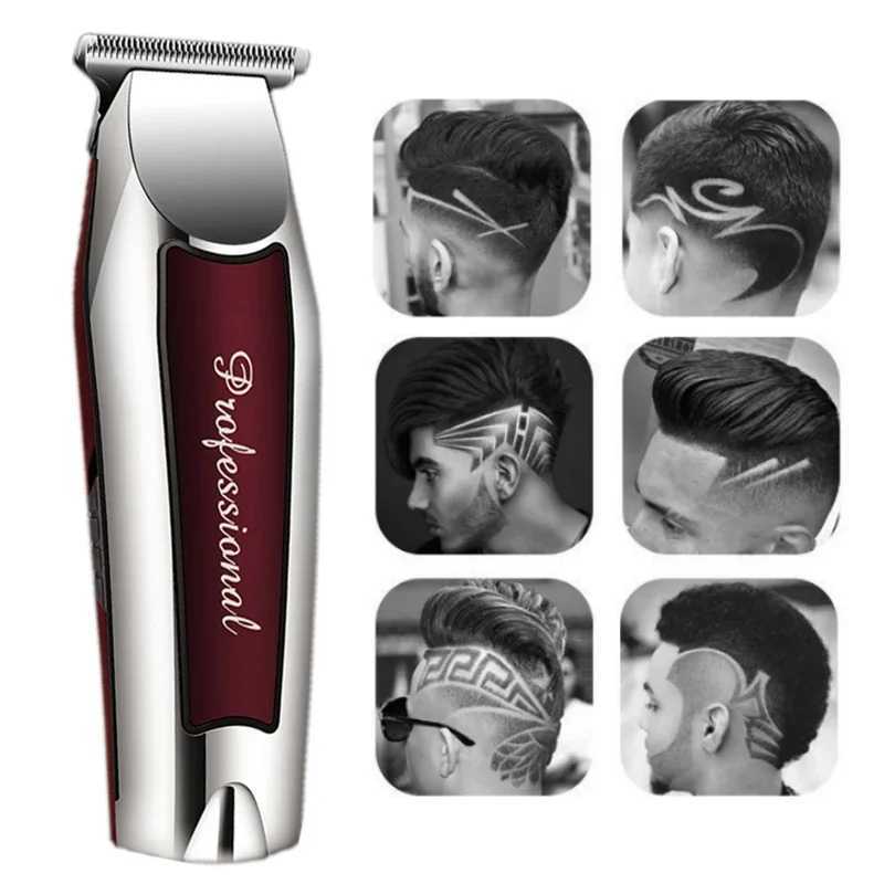 Rechargeable Cordless Hair Trimmer for Men Professional Beard Electric Hair Clipper Edge Facial Body Hair Cutting Machine XJ250624