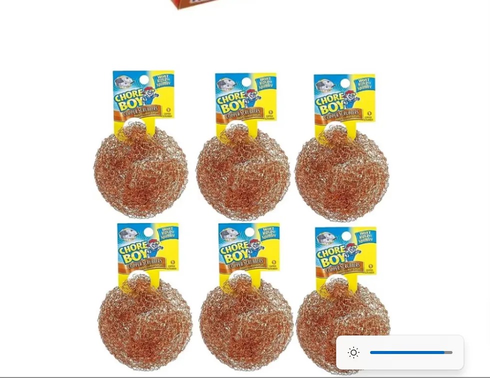 Chore Boy Per Box Wire Ball Dishwashing Cleaning Equipments Wool Home Kitchen Utensils Supplies Copper