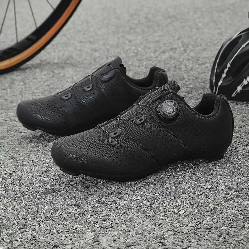 Performance Road Cycling Shoes Mens Synthetic Leather 3-Bolt Compatible Stiff Sole Lightweight Durable (Size 36-47)XJ250624