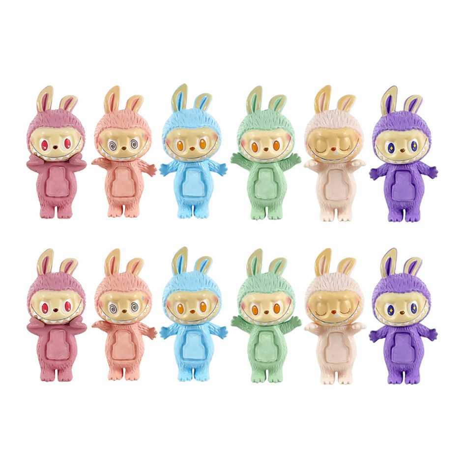 New Labubu Hippers Blind Box Figure Action Figurine Collection PVC Model Toys Doll Children Ornament Toy Birthday Gift in stock Y250624