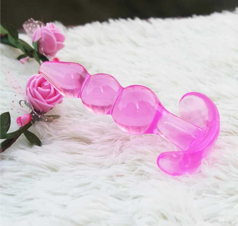11cm Anal Beads Plug Sex Toys for Men Women Anus Stopper Butt Plug Waterproof Body Massage Hot Sex Products Couples lover W250624