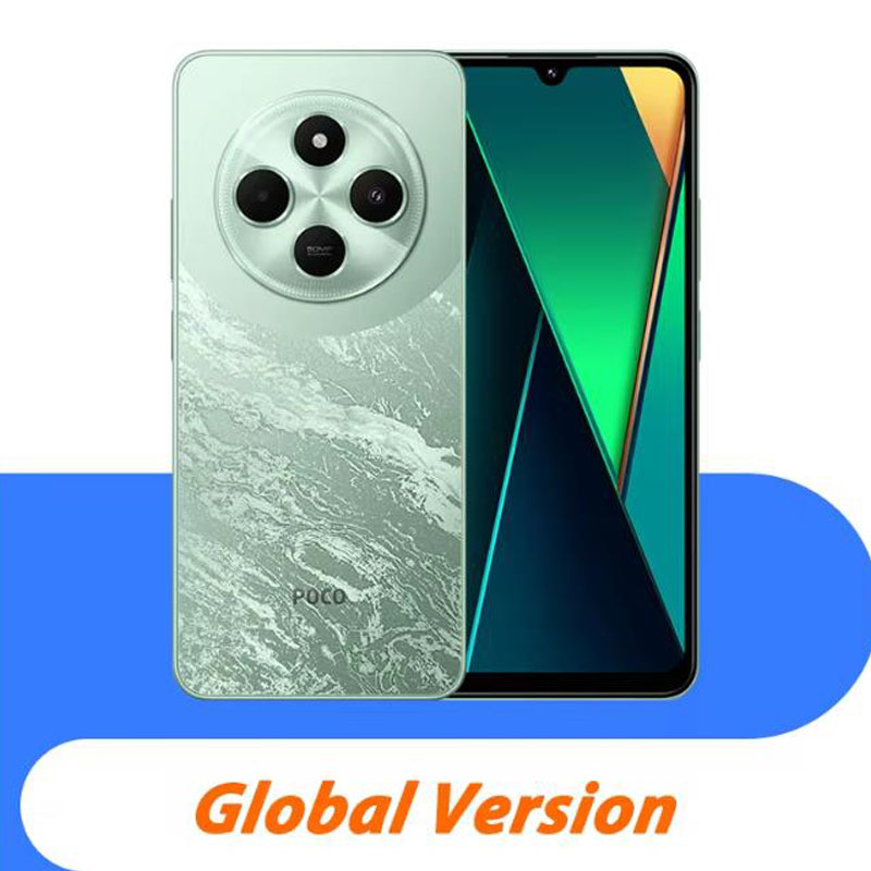 Global Version POCO C75 Smartphone Helio G81-Ultra Immersive 6.88" Display Massive 5160mAh(typ) Battery Clear 50MP Dual Camera
