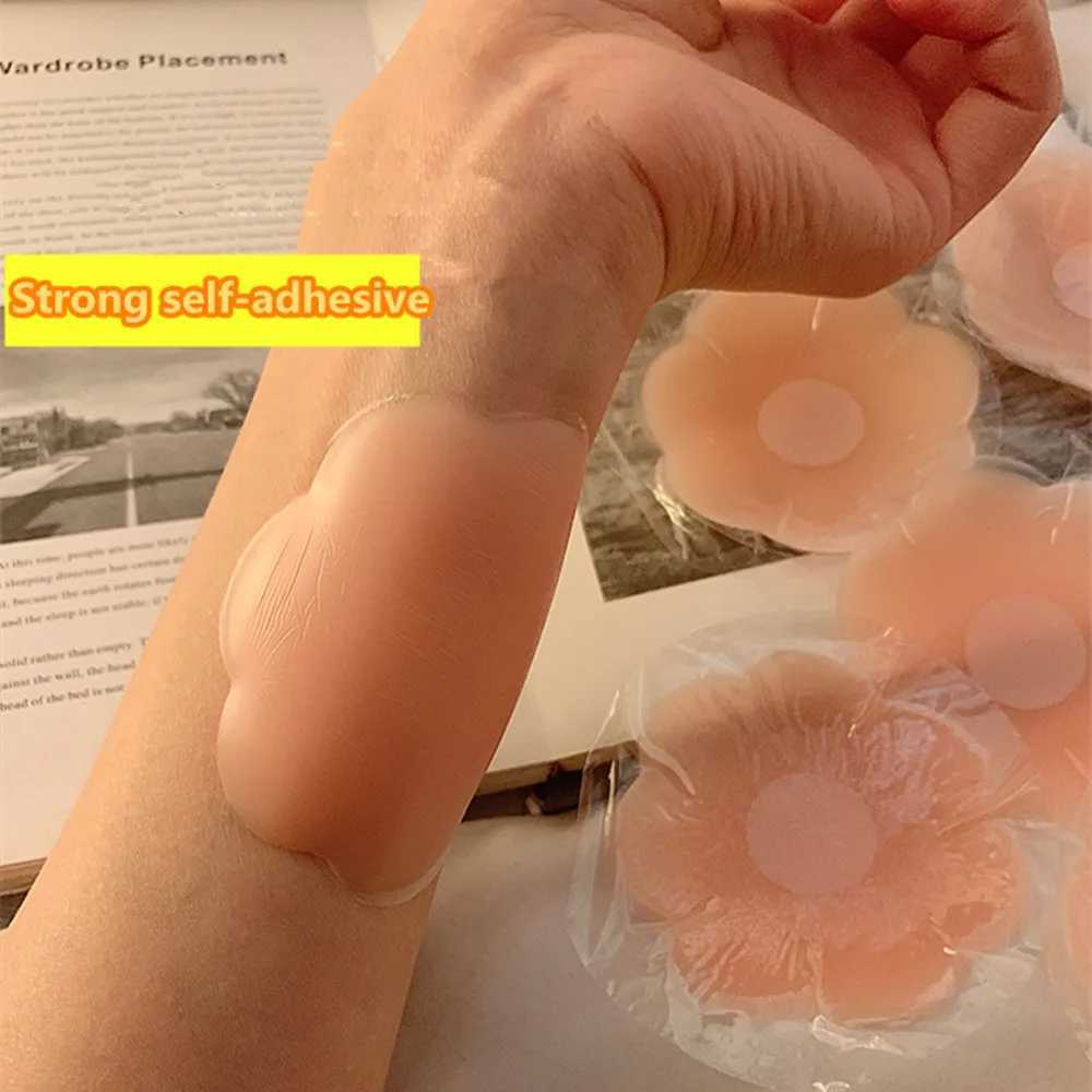 2pcs Sexy Women NuBra Nipple Cover Pad Pasties Breast Pasty Chest Paste Invisible Bra Push Up Adhesive Lift Up Bra W250624