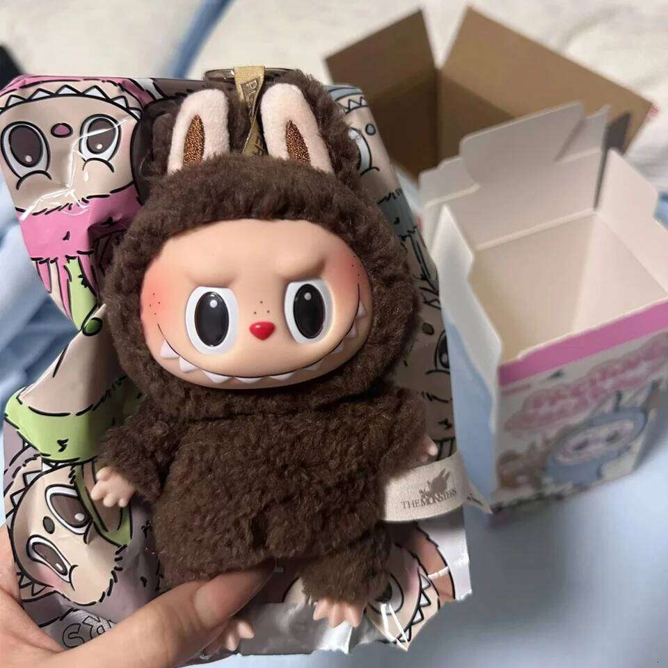 In Stock Hot Labubu The Monsters Box Toys Cardiac arone Kawai Figure Model Bag 1:1 Replica Goods Birthday Gift
