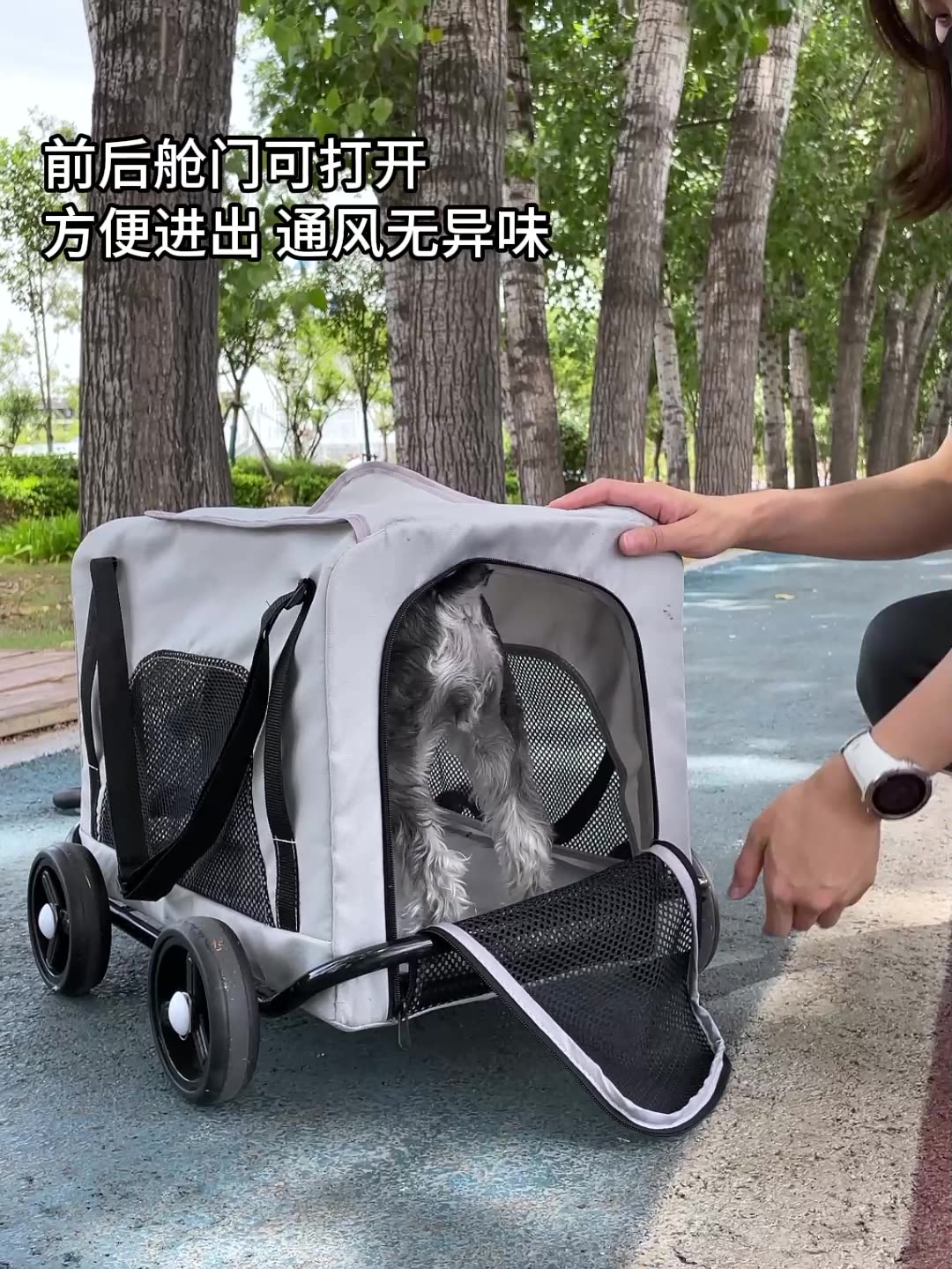 Pet Cart, Cat, Dog, Teddy, Baby Cart, Outdoor Small Trolley, Car Rental, Lightweight and Foldable