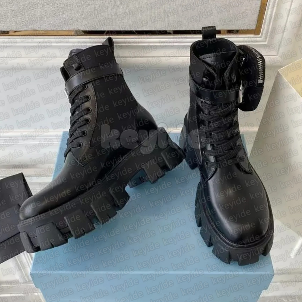 Men Women Designers Rois Boots Ankle Martin Boots And Nylon Boot Military Inspired Combat Boots Nylon Bouch Attached To The Ankle 35-41 R1