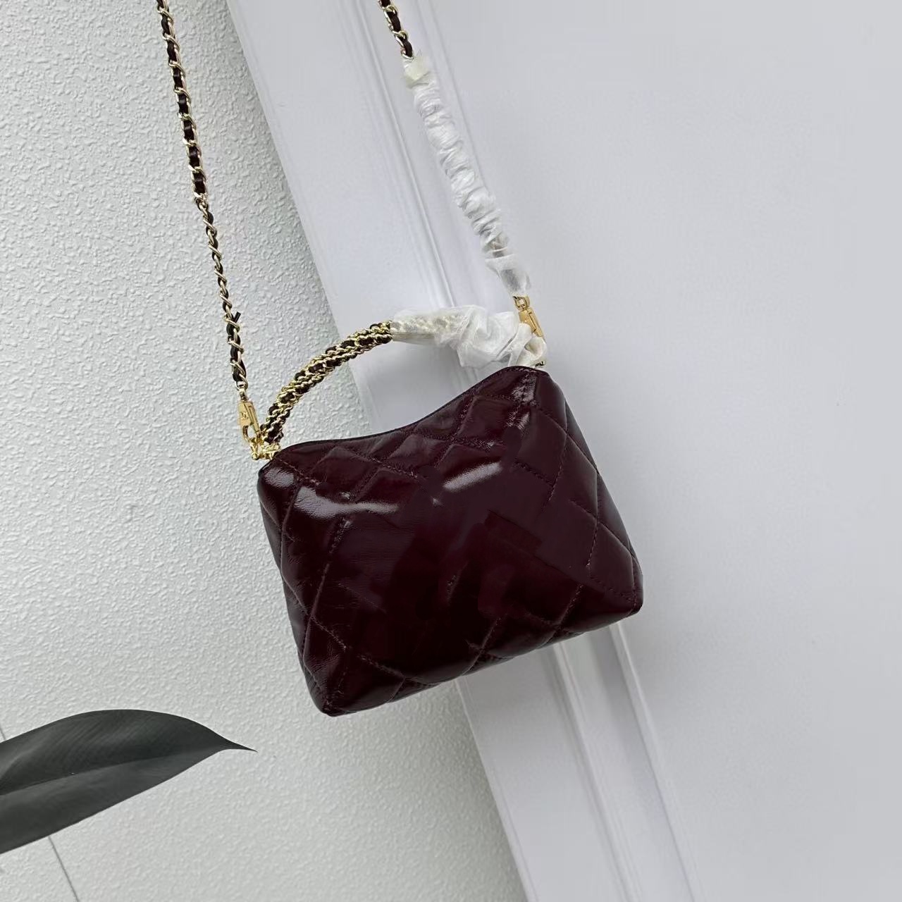 239 woven chain hand-held lunch box bag detachable chain shoulder messenger bag