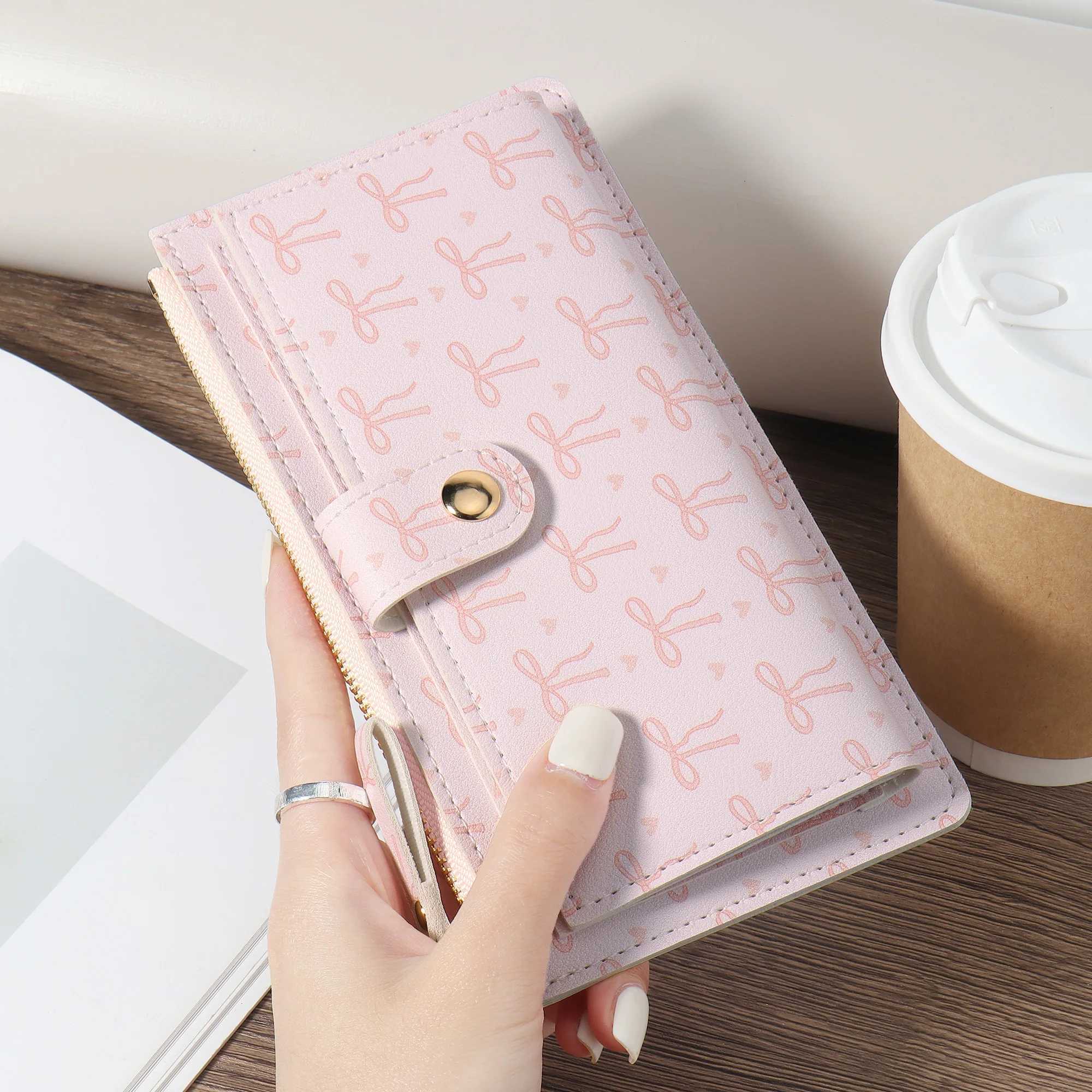 Womens LG wallet coin wallet multi card slot function wallet elegant folding wallet for women with card slot and zipper. XJ250624