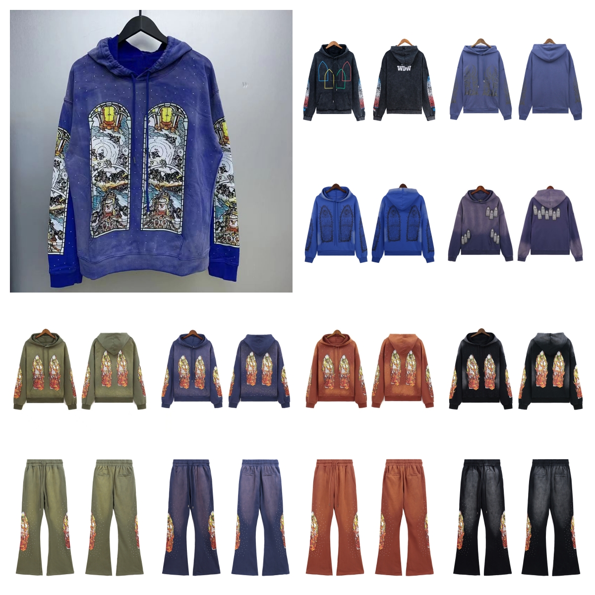 Who Decides War Hoodie Designer High Quality Hoodie Men's the Cotton Wreath Sweatshirt Hoody Fashion Hip Hop Hooded Sweatshirt Size S-XL