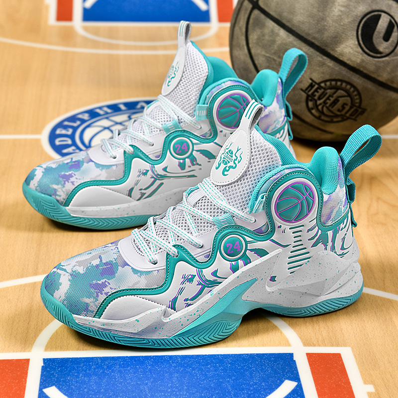 8106-Boys Shoes Breathable Indoor Sneakers Outdoor Fashion Sneakers Comfortable Basketball Shoes Non-slip basketball shoes