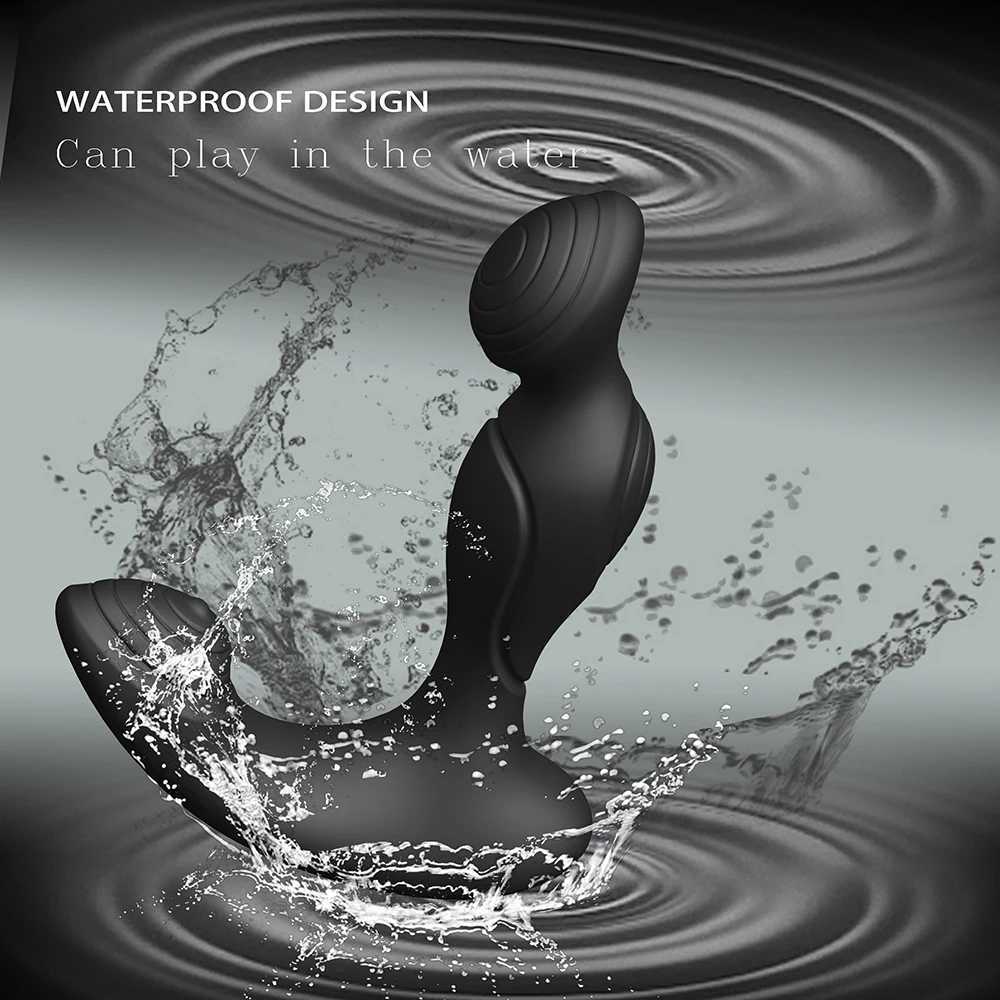 Male Prostate Massager Wireless Control Anal Plug Ring Delay Ejaculation Butt Plug Vibrator Sex Toy for Men Masturbator W250624