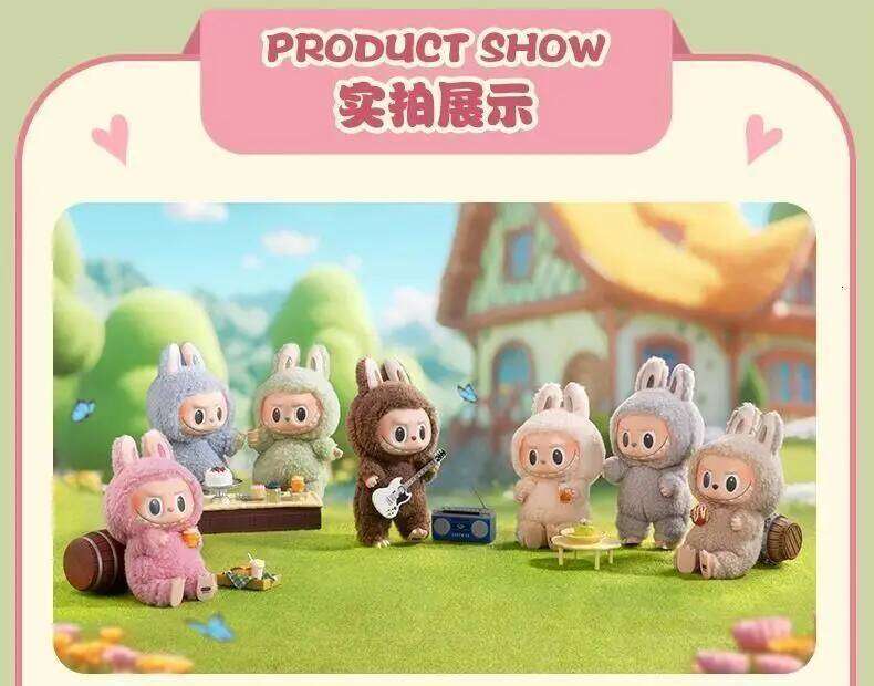 Labubu High-Quality Replica Cute Monster Toy Cardiac arone Kawaii Figure Model Bag Keychain Decor Gifts for Collectors