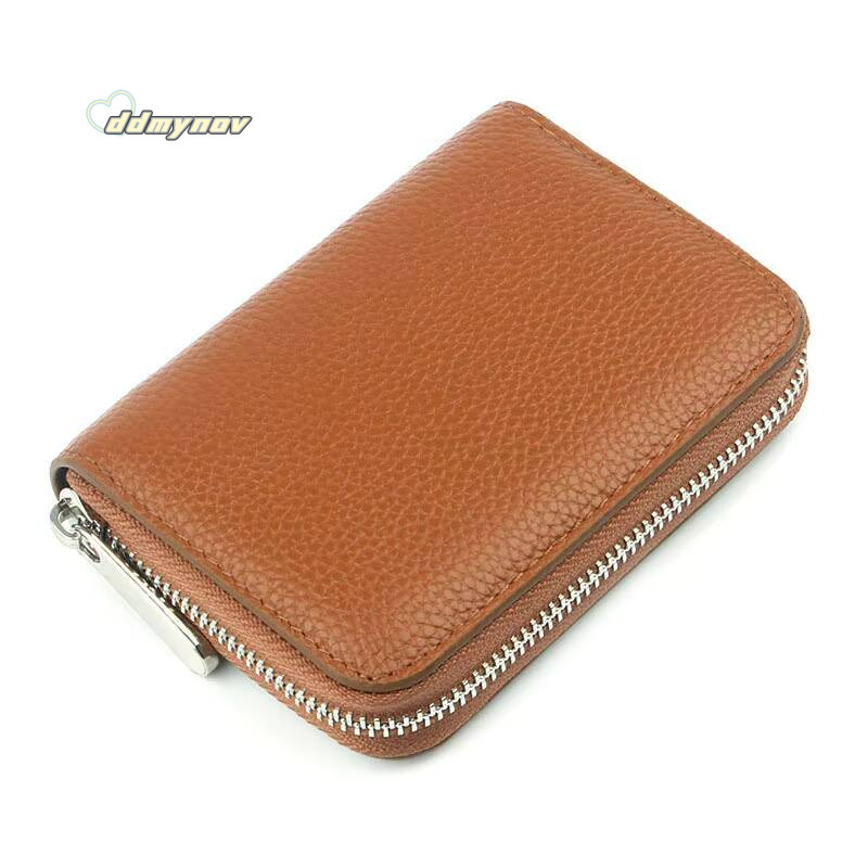 Free Custom Letters Genuine Japanese style Top Layer Cowhide Men's Short Zipper Wallet Women's Coin Purse ddmynov
