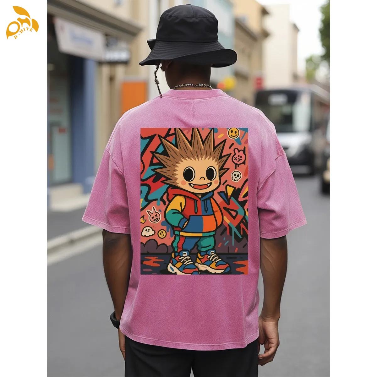 free shipping of customized fashionable American General Heavyweight T-shirt 230g DTF with exquisite patterns from US