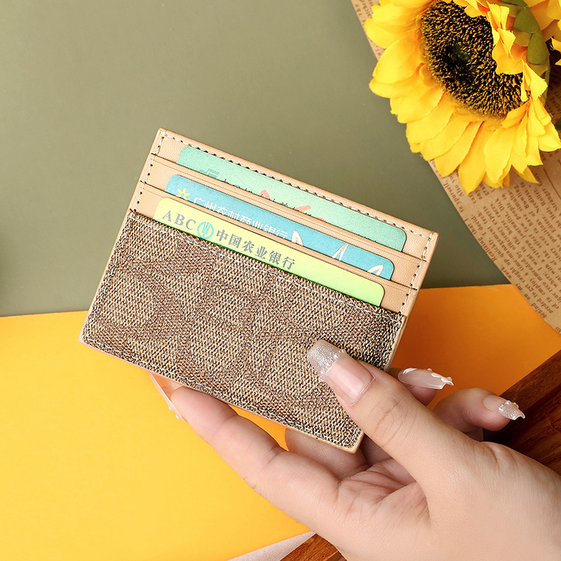 Designer Bag Luxury Bag Women S Premium Slim Leather ID Wallet Mini Card Shoulder Bag Holder For License Fashion Stylish Free Shipping