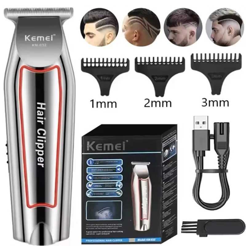 Kemei Professional Hair Trimmer Electric Beard Trimmer For Men Hair Clipper Hair Cutter Machine Haircut Grooming Kit KM-032 XJ250624