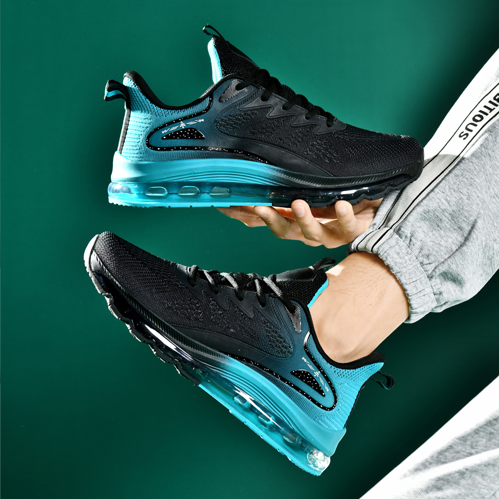 6662-New Men's Running Shoes Air Cushion Sneakers Fitness Sports Tennis Casual Running Shoes Durable Fashion Walking Shoes