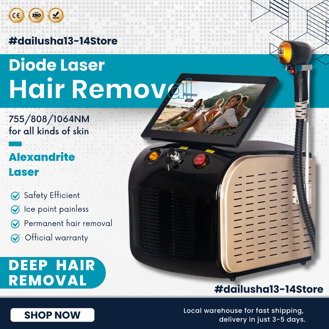 Professional Ice Titanium Diode Laser Body Hair Removal Machine Permanent Depilation laser Hair Remove