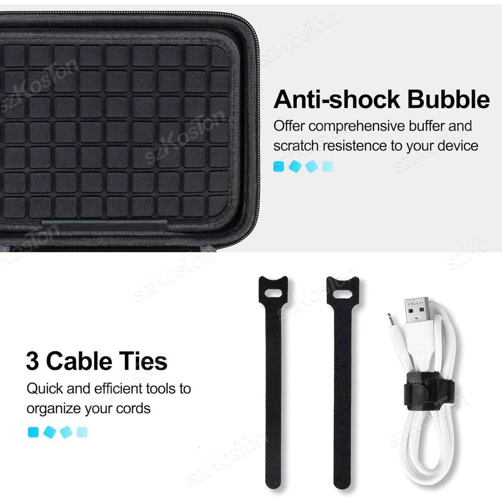 Hard Shell Travel Carrying Case M4 Desktop Computer Portable Protective Storage Bag For 2024 Mini M4/M4 Pro