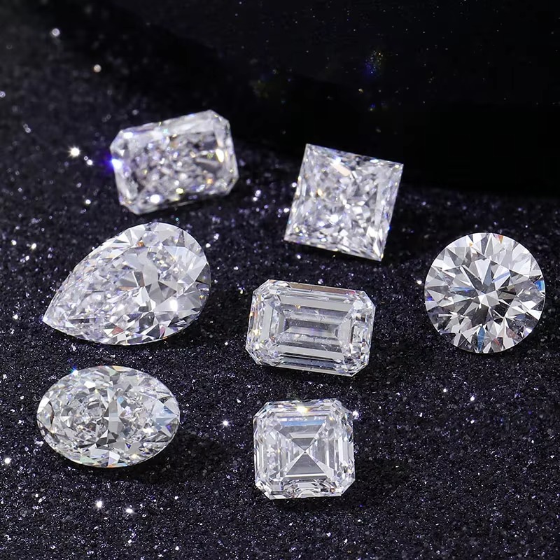 1-3CT IGI Certified VVS2 Lab Grown Diamond Loose CVD HPHT Fancy Cut Created Diamond Lab Grown Brilliant Diamond for Jewelry