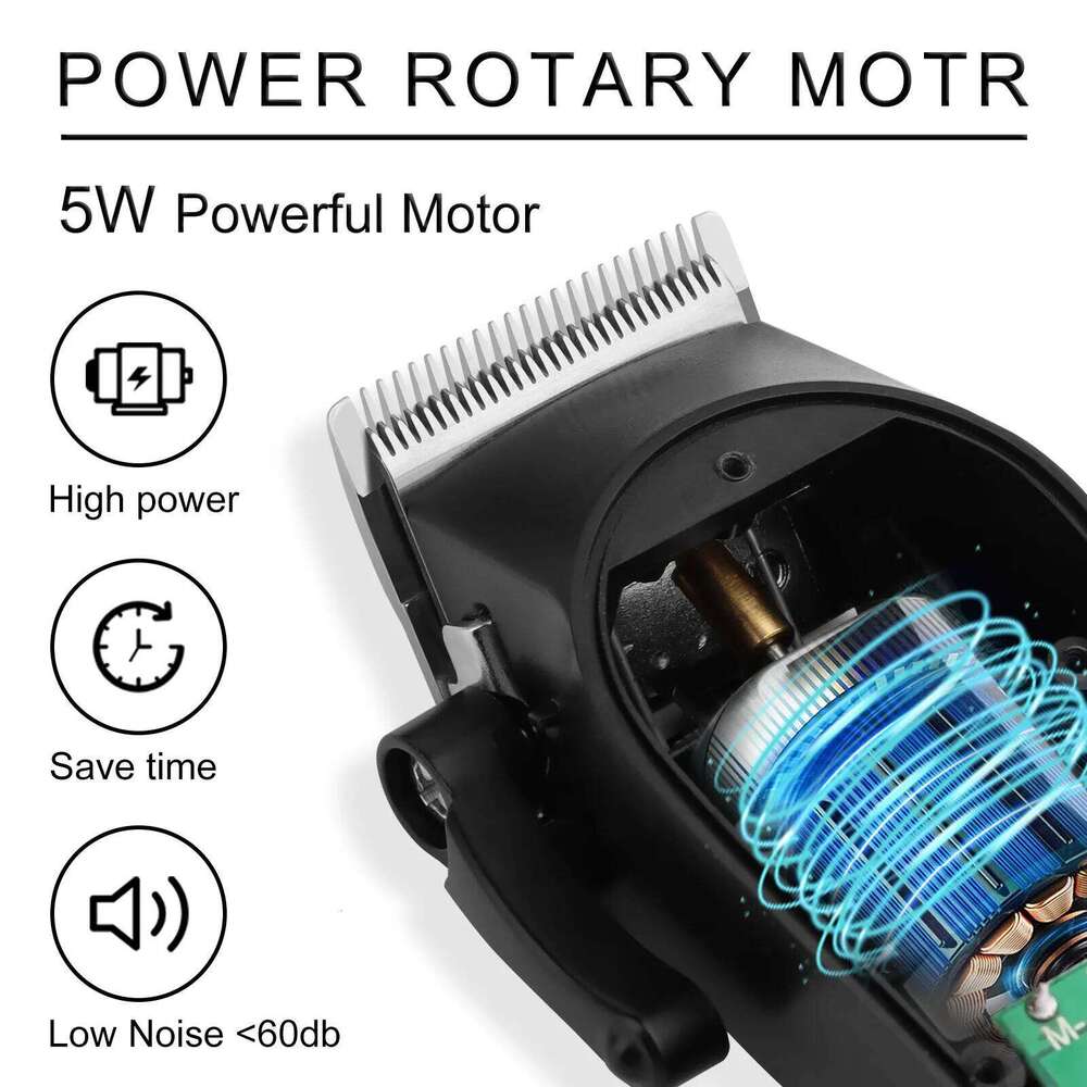 HIENA Electric Hair Clipper Barber Finish Cutting Hine Usb Rechargeable Cordless Beard Trimmer Wet And Dry Haircut Hyn-212