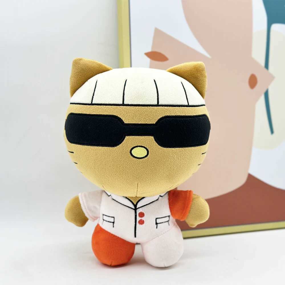 Sanrio New Hello Kitty Ken Carson Rapper Trippie Taylors Plush Toy Doll with Clothes Stuffed Soft Plush Toys Fans Collect Gifts w250624