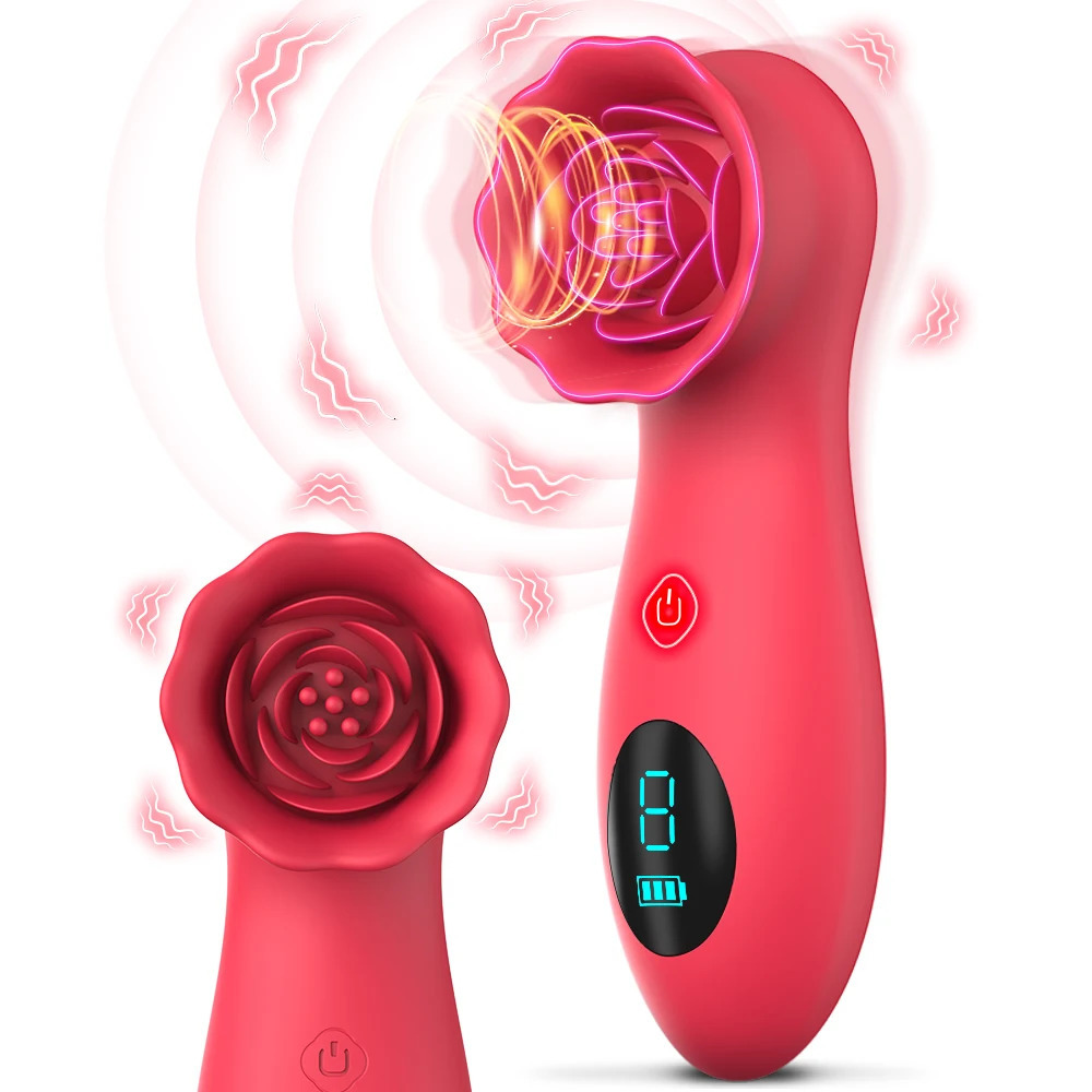 Rose Vibrator for Women Nipple Vagina Clitoris Stimulator G Spot Vibration Massager Female Masturbator Sex Toys for Adults 250624
