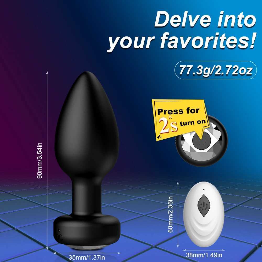 APP Remote Anal Vibrator Rotating Stimulator Vibrators for Men Dildo Butt Plug G-spot Prostate Massager Sex Toys For Gay Adults W250624