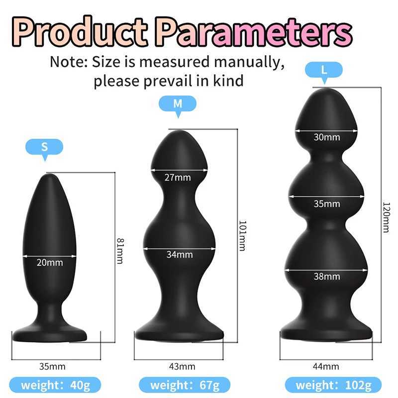 Silicone Anal Plug For Women Anal Vaginal Expander Bottom with colored diamonds Sex Toy Adults Games Couple Tool Erotic Products W250624