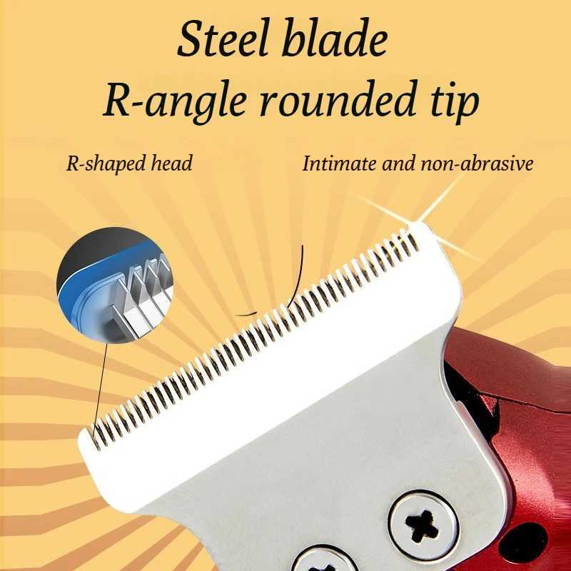 Barber-Grade Electric Hair Clipper with T-Blade - 0mm Ultra Precise Shaving Beard Trimming for Professional Salons Home Use XJ250624