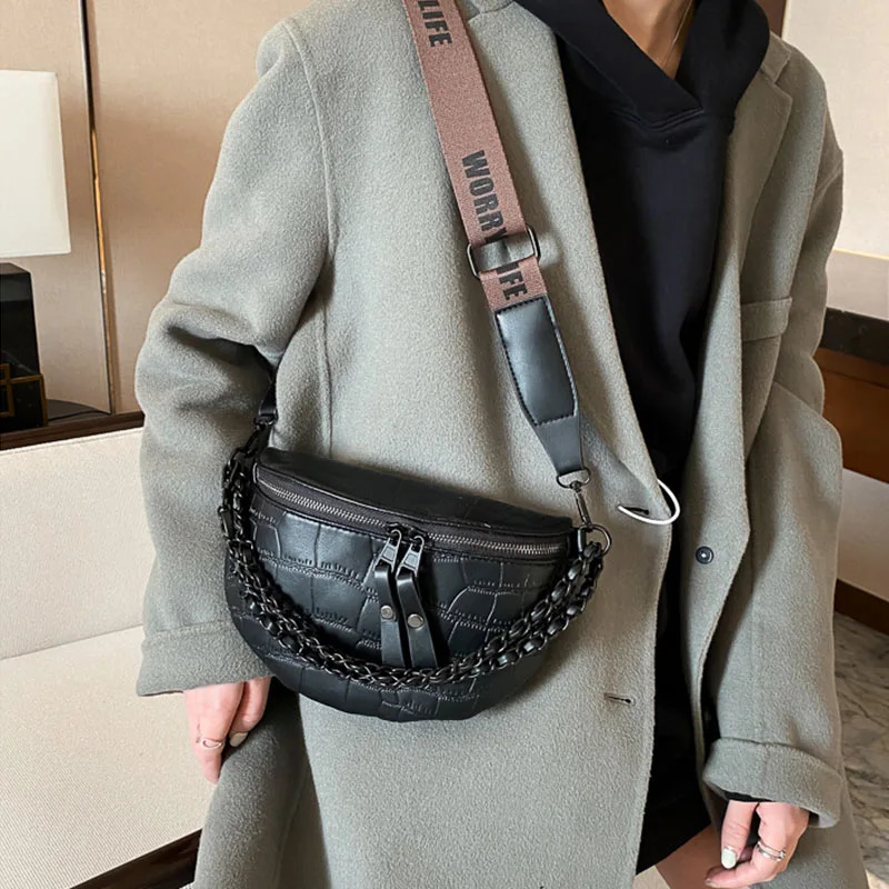 Crossbody Chest Bag Winter Women Waist Bag Phone Pack High Grade Chest Pack Female Shoulder Bags Purse 250623