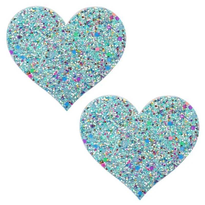 Sexy Nipple Pasties Invisible Disposable Breast Patch Clover Luminous Glitter Breast Lift Tape Chest Stickers Bara Nipple Covers W250624