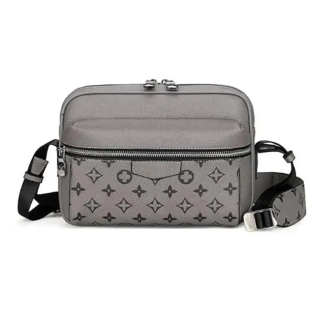 10a Men's luxury designer bag, men's leather, black flower messenger bag, crossbody bag, shopping bag, plain shoulder bag, handbag, wallet