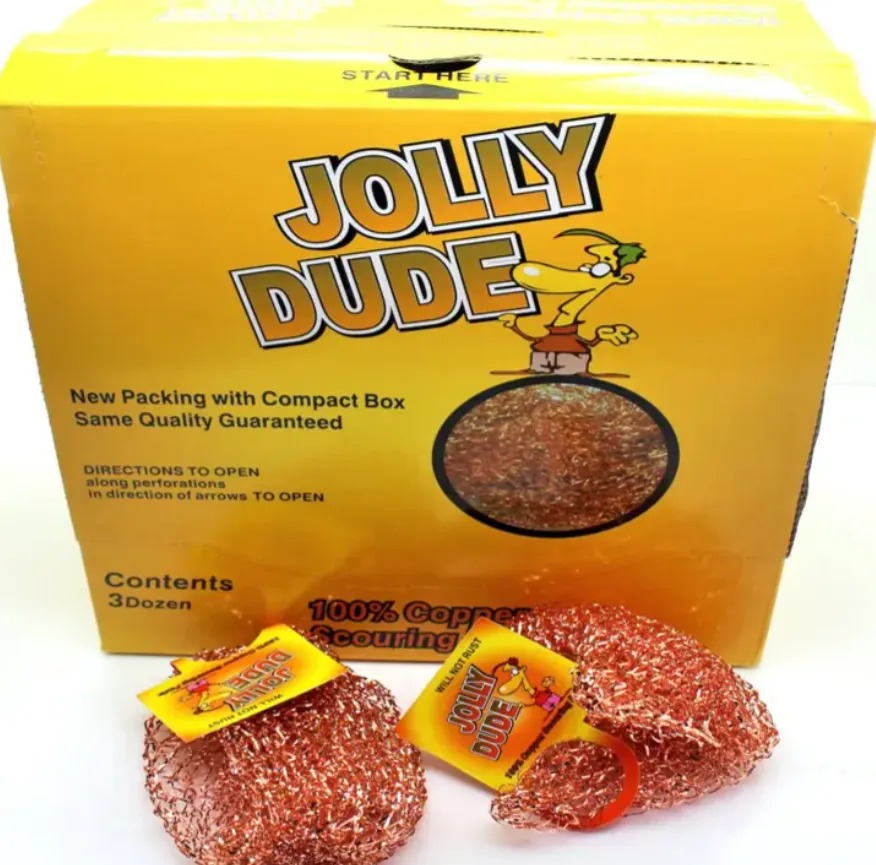 Chore Boy Per Box Wire Ball Dishwashing Cleaning Equipments Wool Home Kitchen Utensils Supplies Copper