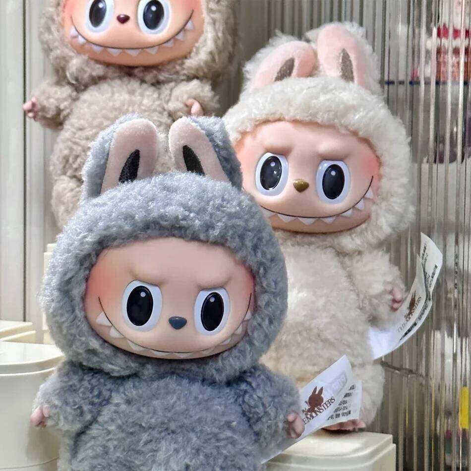 2025 In Stock Hot Anime Figure Labubu Have A Seat Series PVC Pendant Doll Model Monster Replica Keychain Kid Toys Birthday Gifts