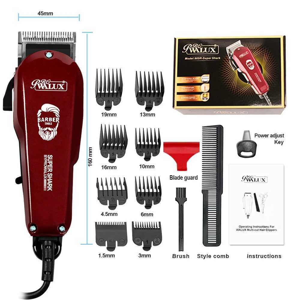 Adjustable Professional Corded Hair Clipper Hair Trimmer For Men 10W Electric Powerful Barber Shop Haircut Machine Tapering XJ250624