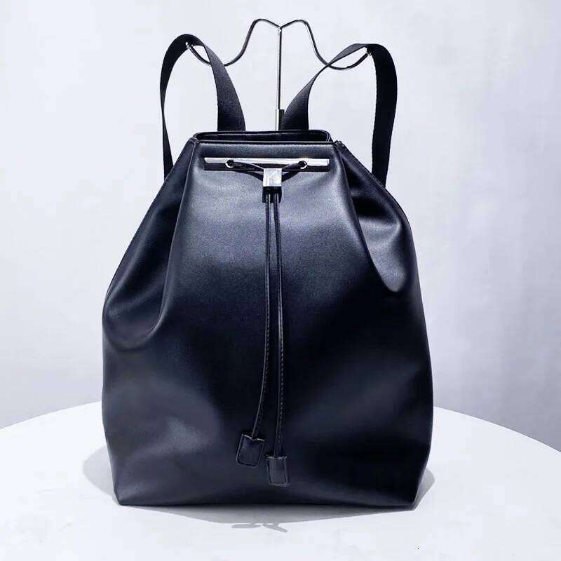 Drawstring Backpack Bags For Women Designer Handbag Purse 2025 New In Fashion Commuting Large Capacity Travel Shoulder