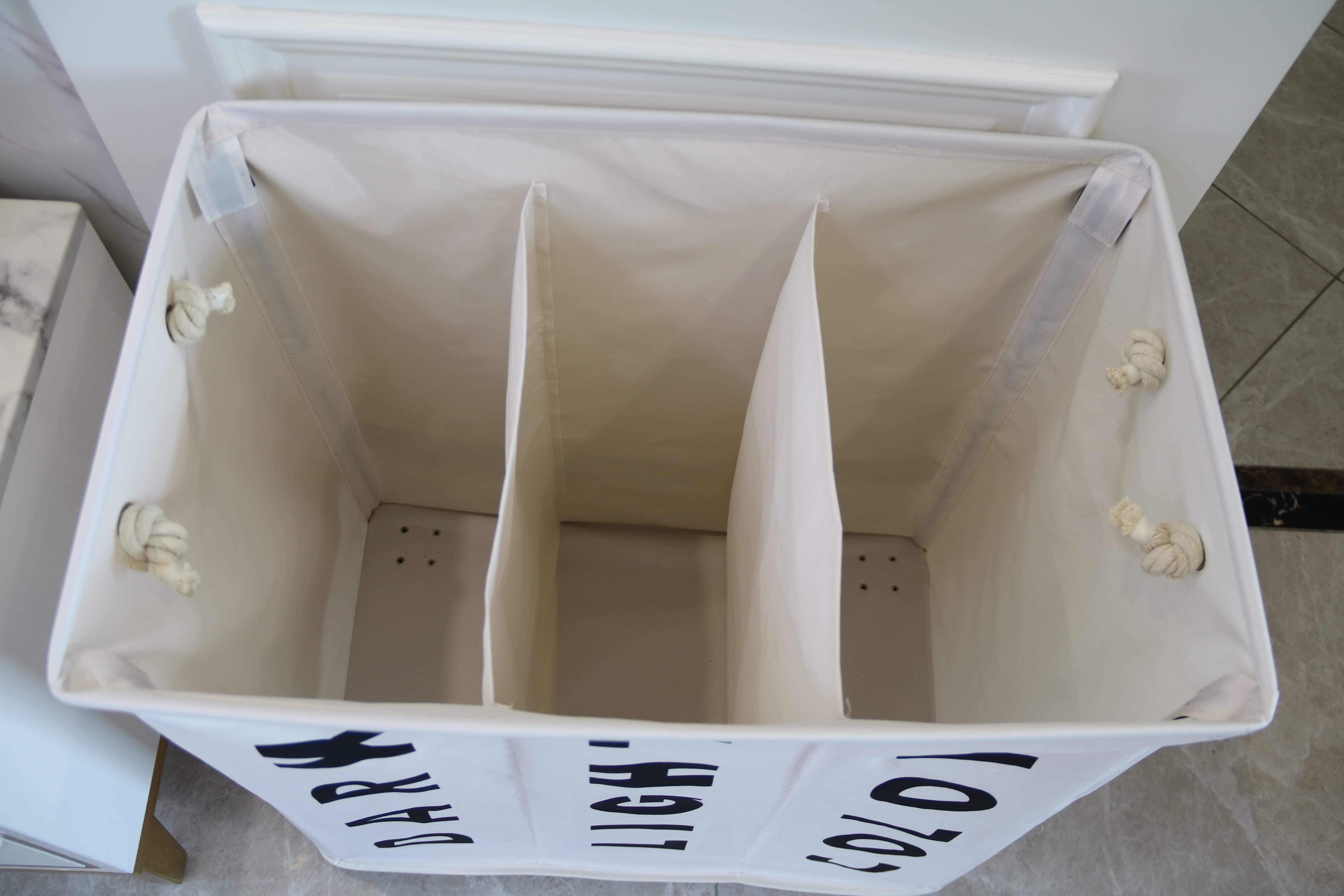 Multi functional large capacity foldable dirty clothes basket with wheels ,cheap and useful tools.