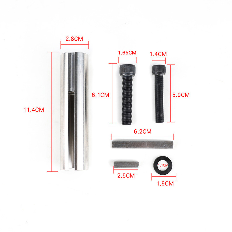 Engine Pulley Crankshaft Sleeve Extension to 1 1/8 1/4 Inch 304 Shaft Adapter