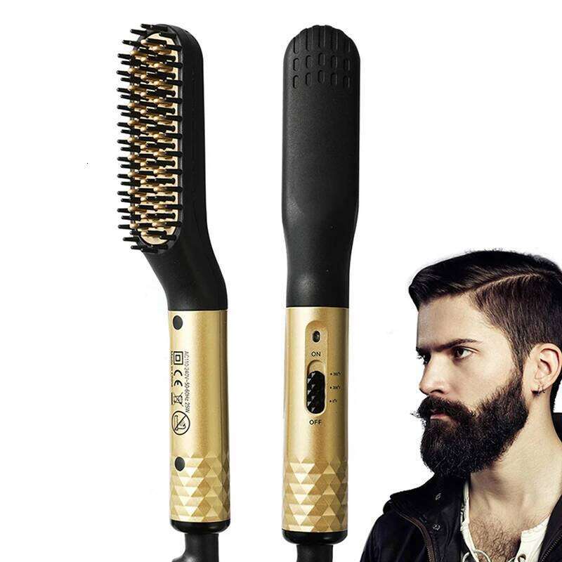 Professional Straightener Tourmaline Ceramic Curler Brush Comb Straighteners Curling Iron Hair Styler