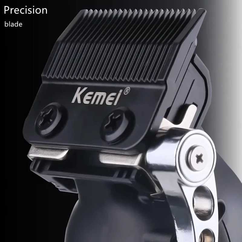 Kemei Professional Hair Clipper For Men Adjustable Beard Electric Hair Trimmer Rechargeable Hair Cutting Machine Barber toolXJ250624