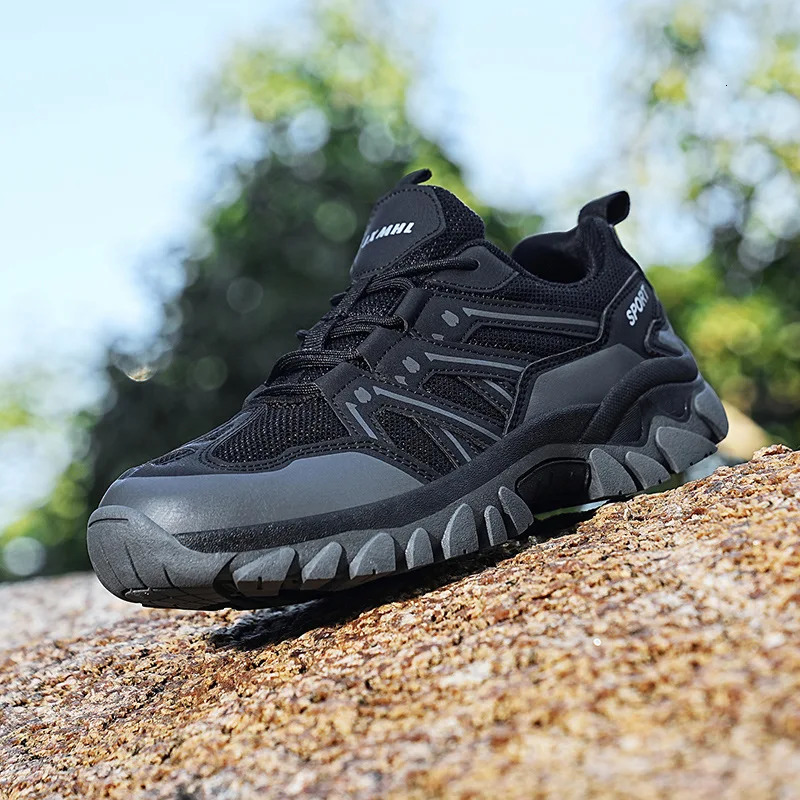 Women Men Hiking Shoes Outdoor Trekking Sports Climbing Camping Boots Nonslip Waterproof Walking Jogging Trainers Sneakers 250624