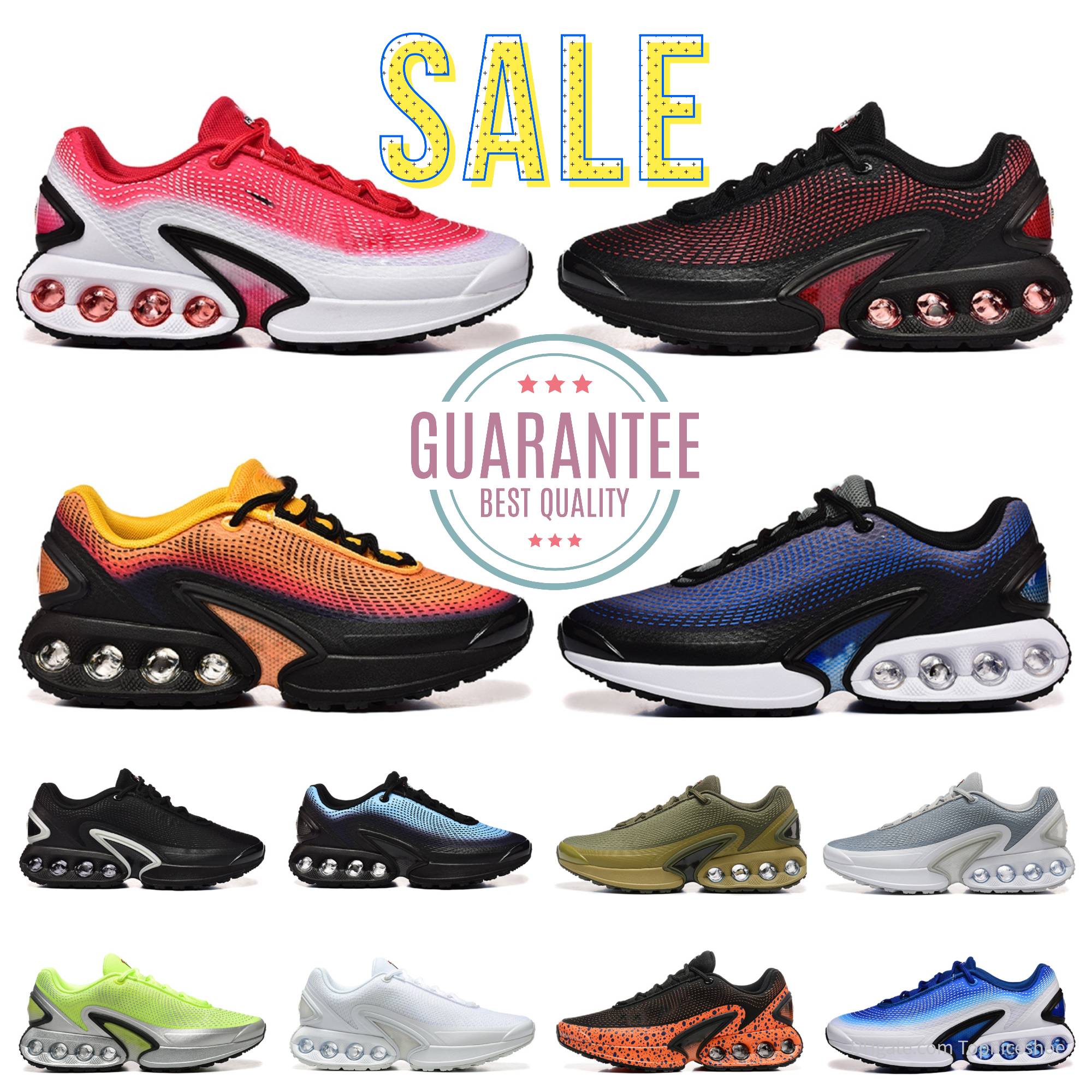 Designer Dns Running Shoes Mens Women Airsmaxdn Bred Laser Orange Comet University Red Hyper Blue Chamois Light Lemon Twist Black Dark Smoke Grey All Night Sneakers