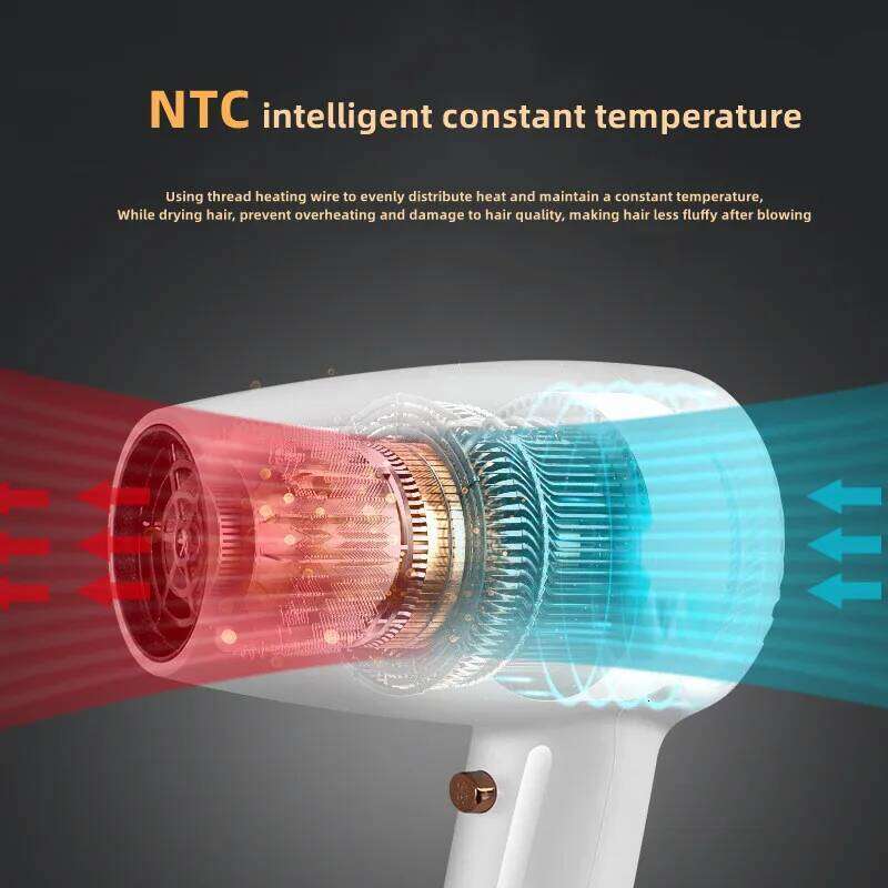 2025 Non Perforated Wall Mounted Dryer with High Power Fast Drying Blue Light Hair Care for Hotels/Homestays/Hotels