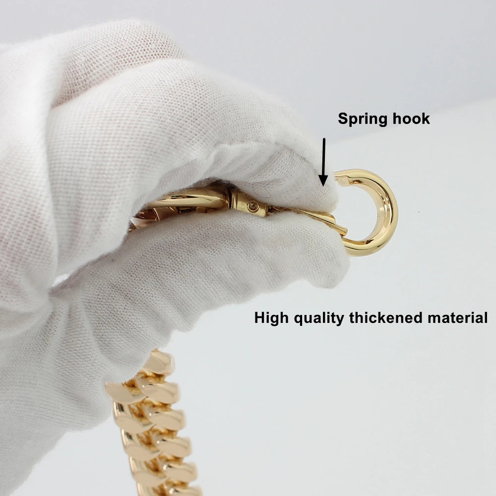 y Aluminium Silver Gold Purse Chain Strap Handles Crossbody Straps Shoulder Light Bag Chains For Handbags Purse 250624