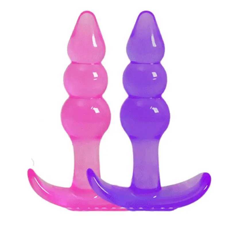 11cm Anal Beads Plug Sex Toys for Men Women Anus Stopper Butt Plug Waterproof Body Massage Hot Sex Products Couples lover W250624